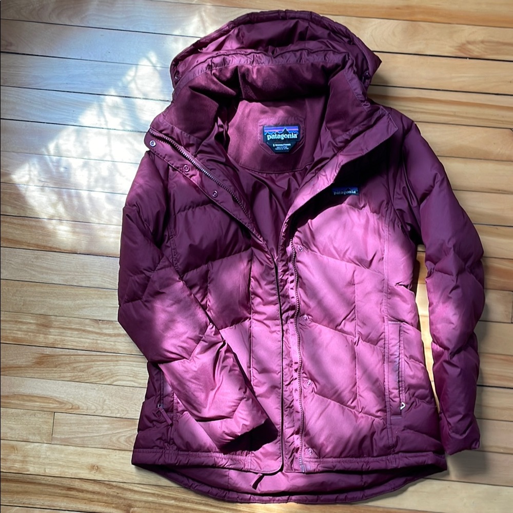 Patagonia Maroon Quilted Jacket